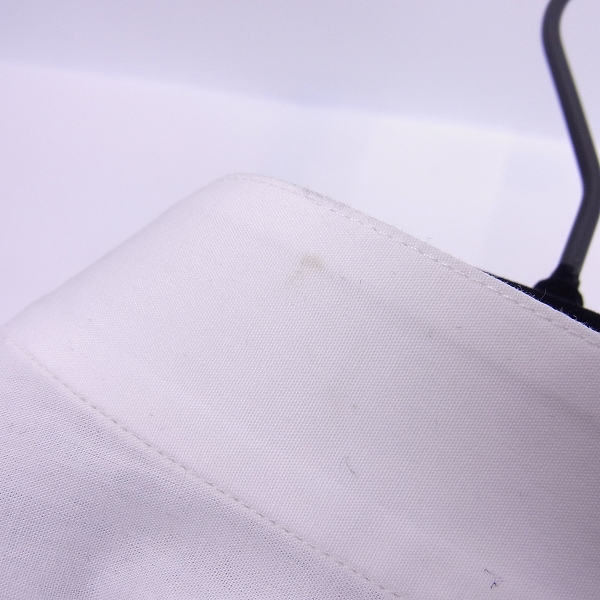 実際に弊社で買取させて頂いたBALMAIN/バルマン 17SS レースアップデザインプルオーバーシャツ S7H109T050/37の画像 5枚目