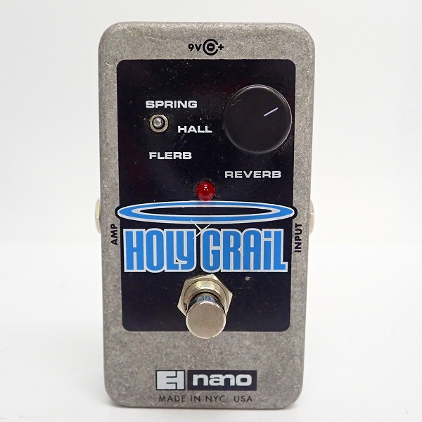 実際に弊社で買取させて頂いた 【動作確認済】ELECTRO-HARMONIX/エレクトロハーモニックス nano Holy Grail リバーブ エフェクターの画像 1枚目