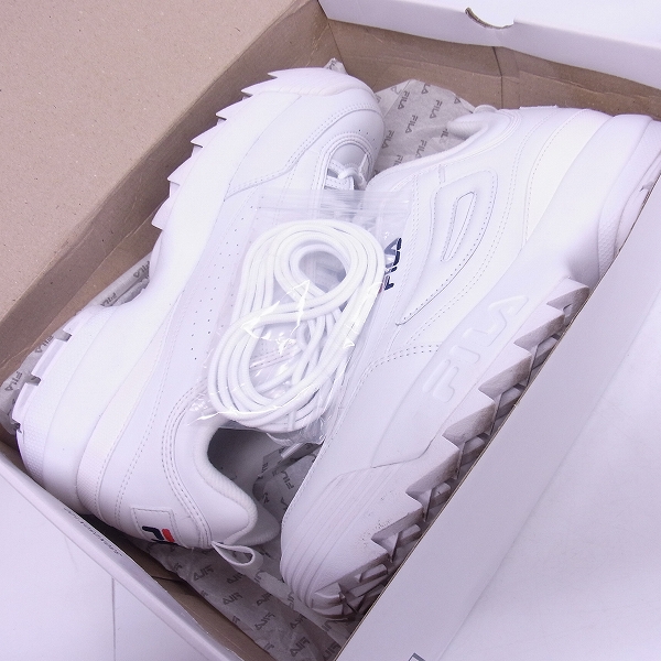 実際に弊社で買取させて頂いたFILA/フィラ DISRUPTOR 2/ディスラプター2 スニーカー FS1HTA1071X/28.0の画像 7枚目