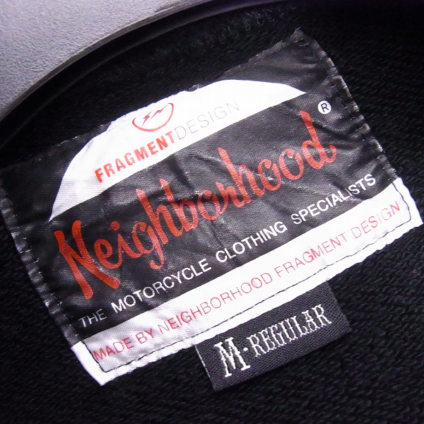 実際に弊社で買取させて頂いたNEIGHBORHOOD/ネイバーフッド×FRAGMENT DESIGN/フラグメントデザイン CLIB/C-HOODED.LS スウェットジップ パーカー/Mの画像 2枚目