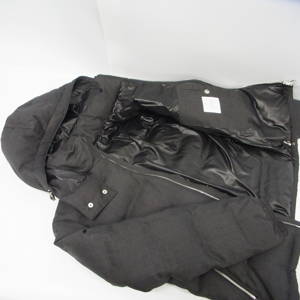 実際に弊社で買取させて頂いたEDIFICE/エディフィス　ウール ダウンジャケット/Sの画像 2枚目