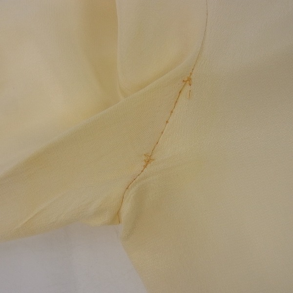 実際に弊社で買取させて頂いたCELINE/セリーヌ フリル付きブラウス SETA SILK/シルク/38の画像 6枚目