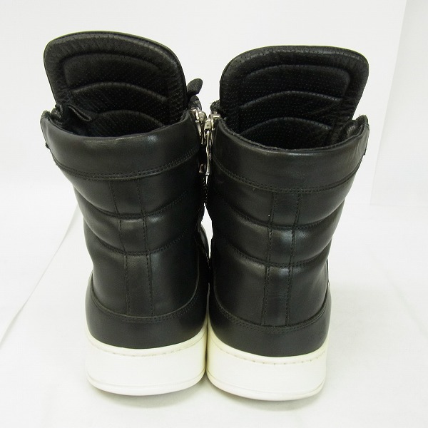 実際に弊社で買取させて頂いたBALMAIN/バルマン サイドジップ レザーハイカットスニーカー/42の画像 1枚目