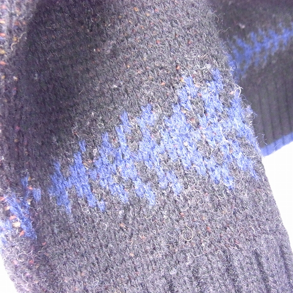 実際に弊社で買取させて頂いたRUDE GALLERY BLACK REBEL/ルードギャラリー ブラックレベル ニットジャケット/Sの画像 4枚目