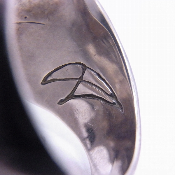 実際に弊社で買取させて頂いたCRAZY PIG/クレイジーピッグ　ラージエビルスカル/リング 21号の画像 3枚目