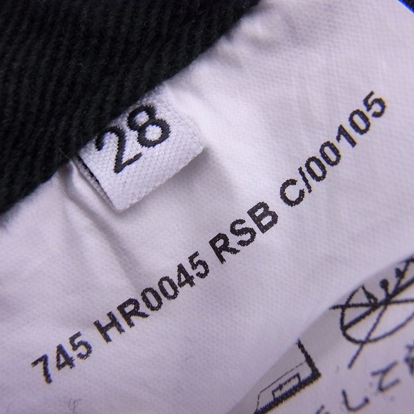 実際に弊社で買取させて頂いたHELMUT LANG/ヘルムートラング デニム スキニーパンツ/28の画像 3枚目