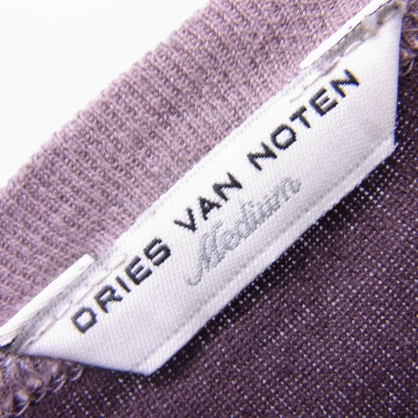 実際に弊社で買取させて頂いたDRIES VAN NOTEN/ドリスヴァンノッテン 長袖Tシャツ ブラウン系/Mの画像 2枚目