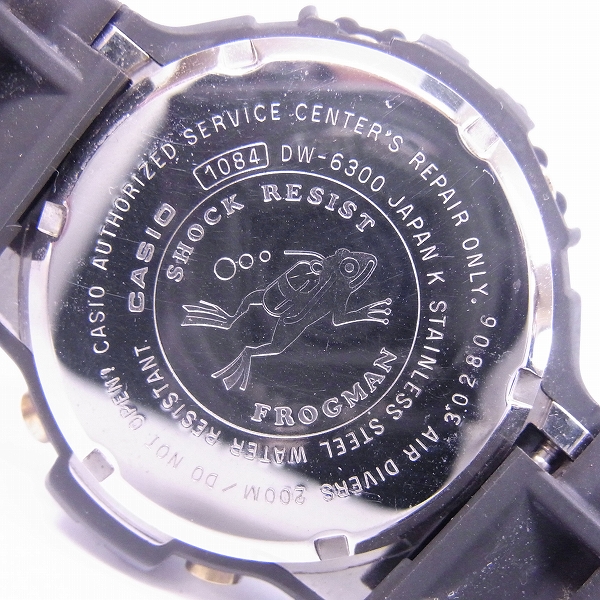 Gショック DW6300 初代フロッグマン ジャンク品 ジャンク/動作未確認】G-SHOCK/Gショック 初代フロッグマン/ダイバーズ