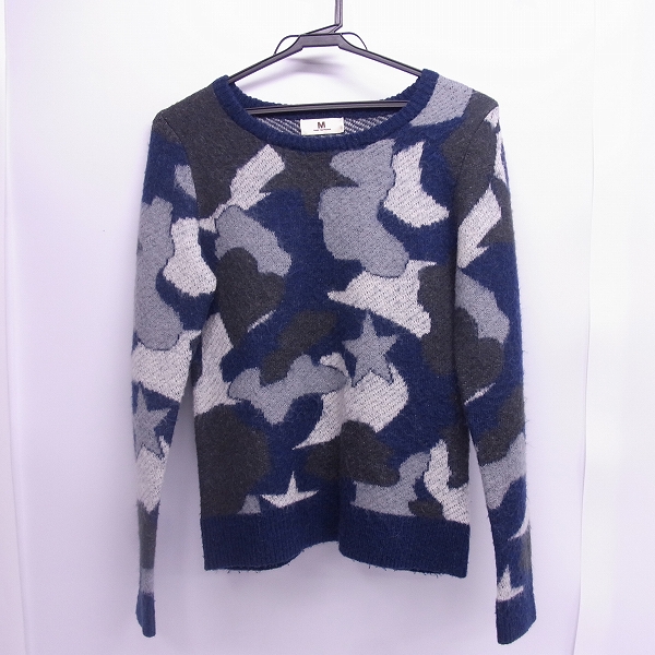 実際に弊社で買取させて頂いたM/エム ビッグカモ ニットセーター/S