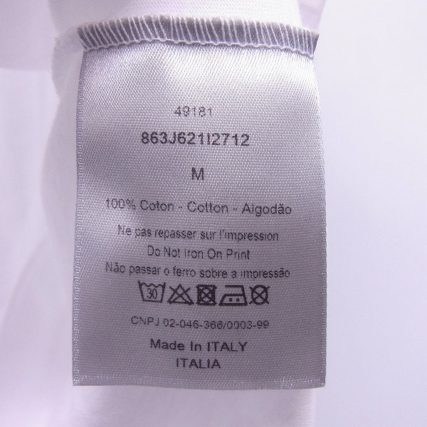 実際に弊社で買取させて頂いたDior/ディオール 18-19AW Christian Dior ATELIER アトリエロゴプリントTシャツ 863J621I2712/Mの画像 3枚目