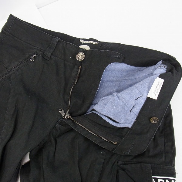 実際に弊社で買取させて頂いたHYDROGEN/ハイドロゲン PANTALONE DENIM/ワッペンカーゴパンツ 32の画像 2枚目