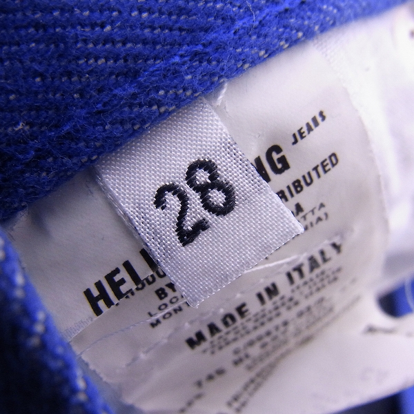 実際に弊社で買取させて頂いたHELMUT LANG/ヘルムートラング デニム スキニーパンツ/28の画像 3枚目