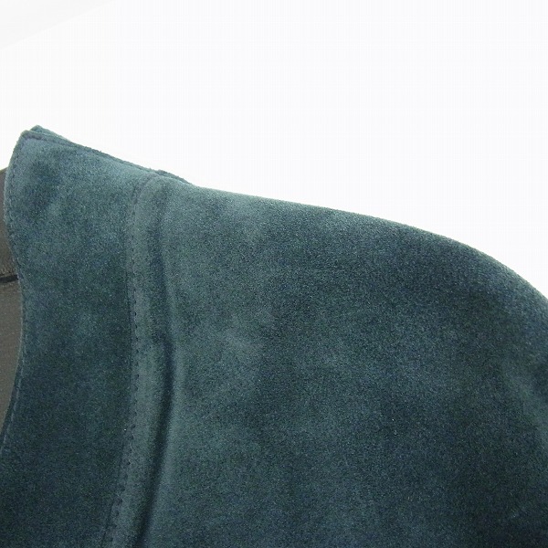 実際に弊社で買取させて頂いたMARNI/マルニ スエード レザー ロング コート/54の画像 6枚目