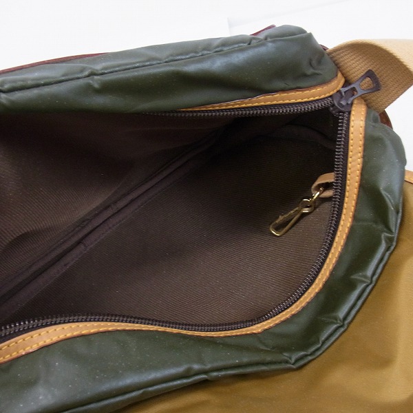 実際に弊社で買取させて頂いた【ジャンク】HUNTING WORLD/ハンティングワールド ナイロン ショルダーバッグの画像 3枚目