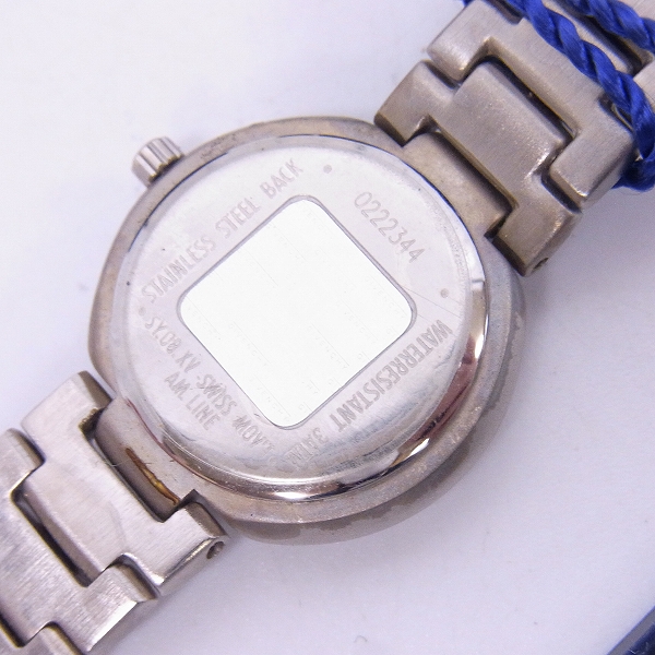 実際に弊社で買取させて頂いたGIVENCHY/ジバンシー 白文字盤 ステンレス シルバー ペアウォッチ 腕時計の画像 3枚目