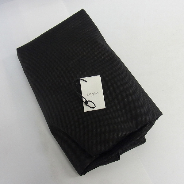 実際に弊社で買取させて頂いたBALMAIN/バルマン 18SS エンブレムボタン クラッシュ加工 デニムシャツ s8h1044t239p/37の画像 7枚目