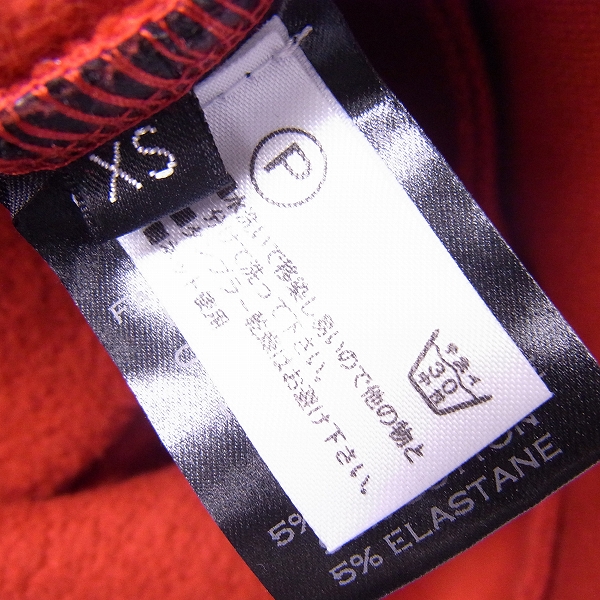 実際に弊社で買取させて頂いたBALMAIN/バルマン 16AW サイドジップ プルオーバーパーカー W6HJ642D552 レッド/XS の画像 3枚目