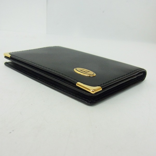 実際に弊社で買取させて頂いたALFRED DUNHILL/ダンヒル WM4300A ゴールドプレート レザーカードケース　の画像 2枚目