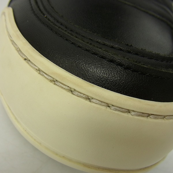 実際に弊社で買取させて頂いたBALMAIN/バルマン サイドジップ レザーハイカットスニーカー/42の画像 6枚目