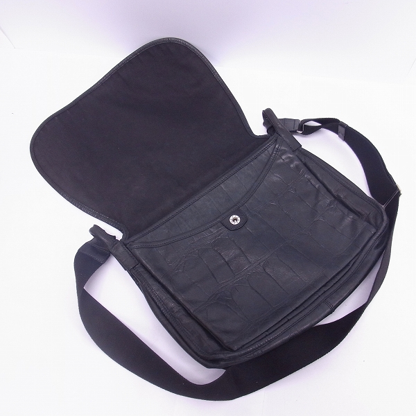 実際に弊社で買取させて頂いたDaniel&Bob/ダニエル&ボブ 型押しレザーショルダーバッグの画像 5枚目