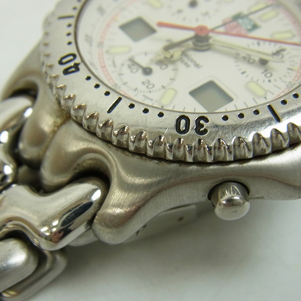 実際に弊社で買取させて頂いたTAG HEUER/タグホイヤー PROFESSIONAL/プロフェッショナル セナモデル CG1111-0【動作未確認】の画像 5枚目