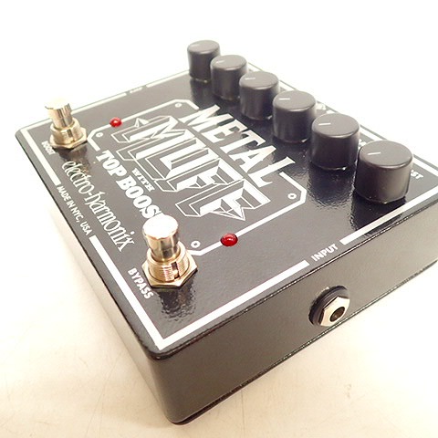 実際に弊社で買取させて頂いた【動作確認済み】electro-harmonixエレクトロ ハーモニクス METAL MUFF with TOP BOOST エフェクターの画像 6枚目