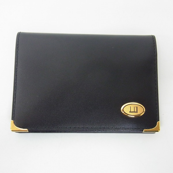 実際に弊社で買取させて頂いたALFRED DUNHILL/ダンヒル WM4300A ゴールドプレート レザーカードケース　