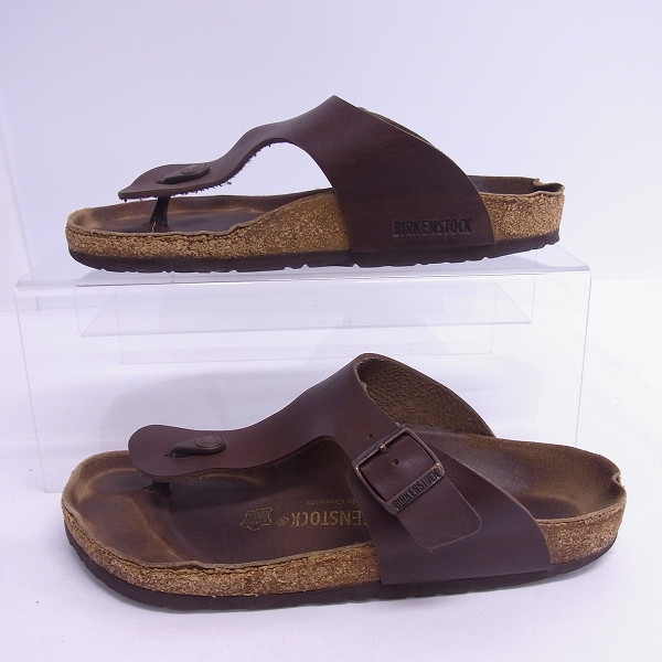 実際に弊社で買取させて頂いたBIRKENSTOCK/ビルケンシュトック レザーストラップサンダル/40の画像 3枚目