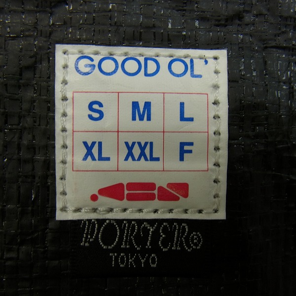 実際に弊社で買取させて頂いたPORTER×GOOD OL'×CIAOPANIC/ポーター 別注 キルティングリバーシブルサコッシュ/ショルダーバッグの画像 4枚目