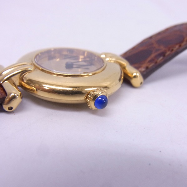 実際に弊社で買取させて頂いたCARTIER/カルティエ マストコリゼ ヴェルメイユ ARGENT 925 PLAQUE OR G 20M【動作未確認】の画像 6枚目