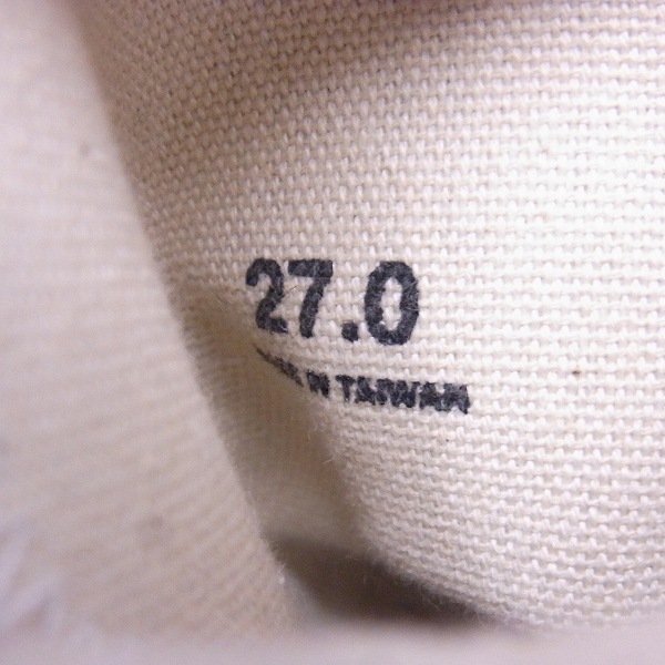 実際に弊社で買取させて頂いたAMERICAN RAG CIE/アメリカンラグシー サイドゴアスニーカー 27cmの画像 5枚目