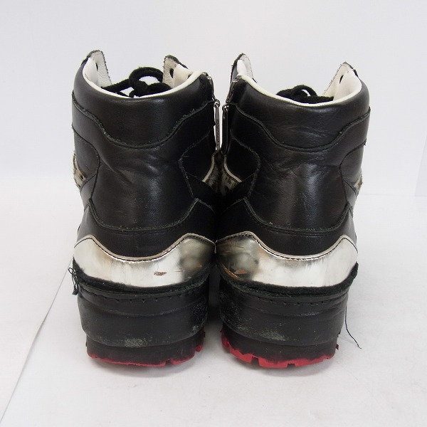 実際に弊社で買取させて頂いたHIROMU TAKAHARA/ヒロムタカハラ レオパード ハラコ装飾 レザーシューズ 42.5の画像 1枚目