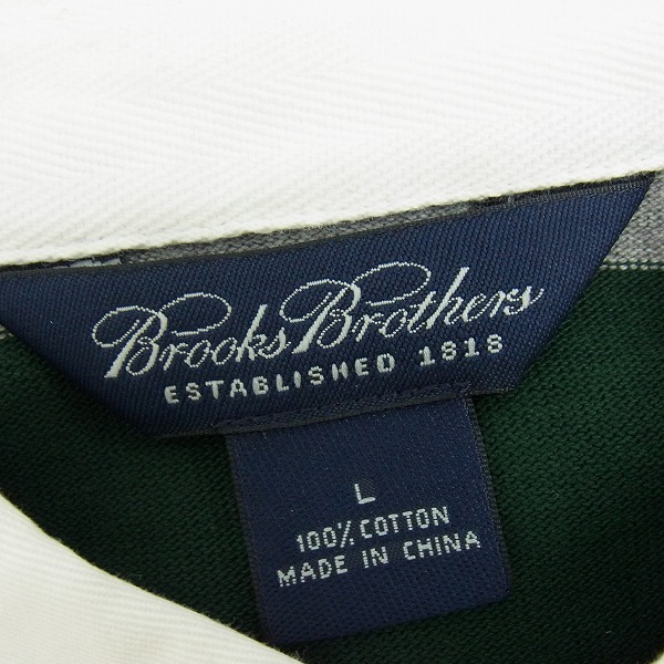 実際に弊社で買取させて頂いたBrooks Brothers/ブルックスブラザーズ 長袖ポロシャツ/Lの画像 2枚目