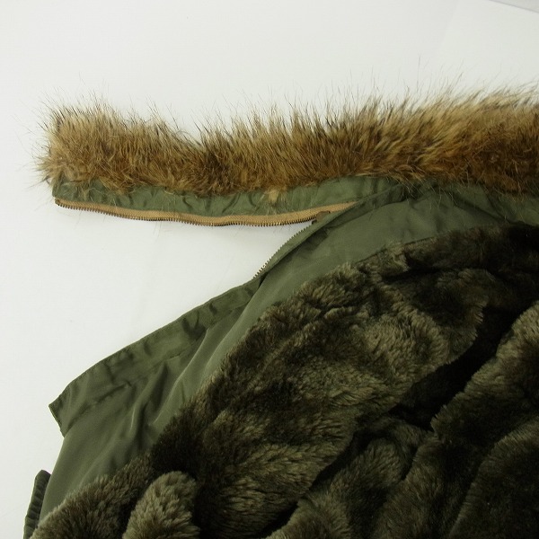 実際に弊社で買取させて頂いたSTUSSY/ステューシー×SCHOTT/ショット N-3B フライトジャケット/Lの画像 7枚目