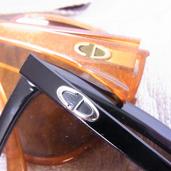 実際に弊社で買取させて頂いたChristian Dior/クリスチャンディオール ヴィンテージ サングラス 2点セットの画像 3枚目