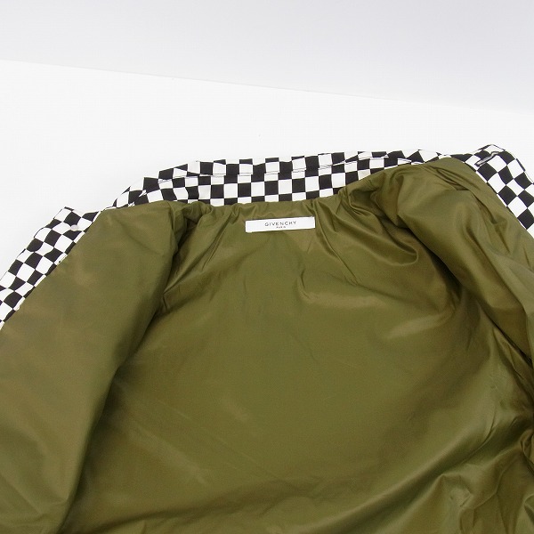 実際に弊社で買取させて頂いた【JPタグ】GIVENCHY/ジバンシー チェッカー柄 ジャケット/ブルゾン Size：50の画像 9枚目