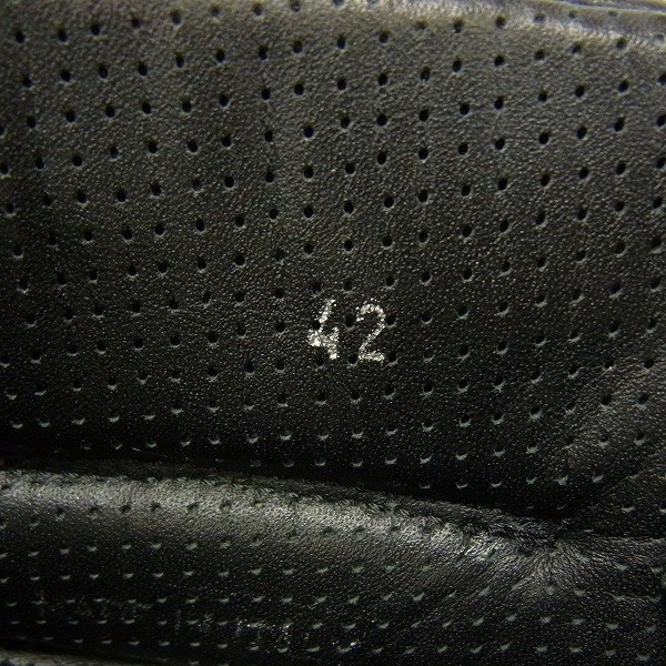 実際に弊社で買取させて頂いたBALMAIN/バルマン サイドジップ レザーハイカットスニーカー/42の画像 5枚目