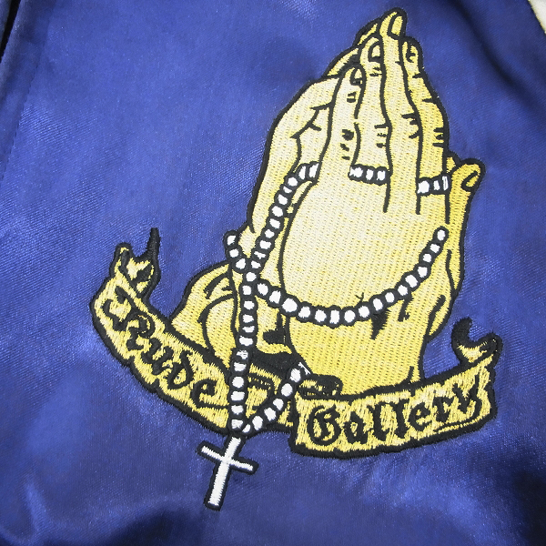 実際に弊社で買取させて頂いたRUDE GALLERY/ルードギャラリー マリア刺繍 リバーシブル スカジャン Size：3の画像 8枚目