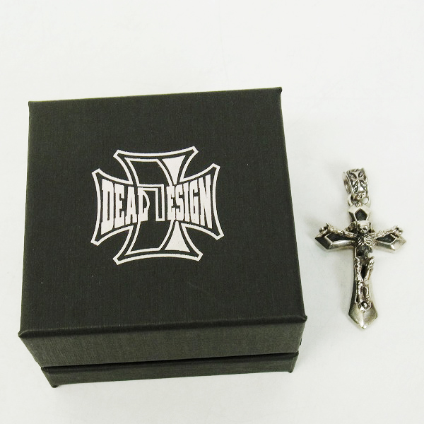 実際に弊社で買取させて頂いたDEAL DESIGN/ディールデザイン リバイブクロススカルペンダントの画像 4枚目