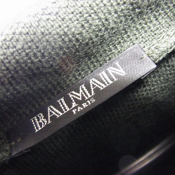 実際に弊社で買取させて頂いたBALMAIN/バルマン ショルダーボタン プルオーバーパーカー W4HM632B927/XS の画像 2枚目