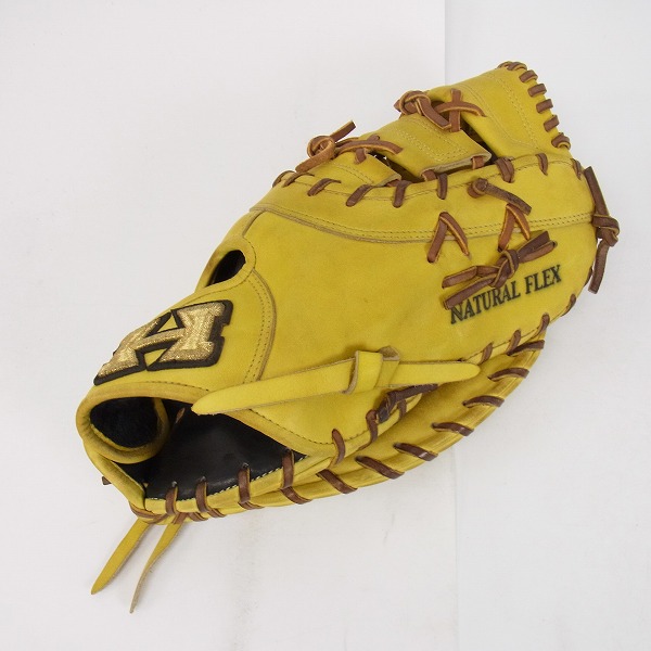 実際に弊社で買取させて頂いたHi-Gold/ハイゴールド 軟式用グローブ ファーストミット 心極 KKG-741F 右投げ用