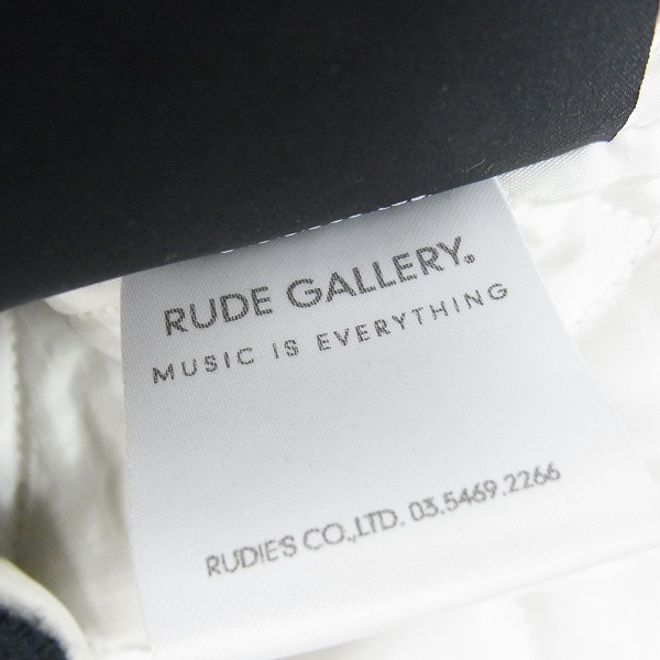 実際に弊社で買取させて頂いたRUDE GALLERY/ルードギャラリー 10AW SHRINKAGE WOOL SKULL JKT スカル刺繍/縮絨/ウールベトジャン 2の画像 4枚目