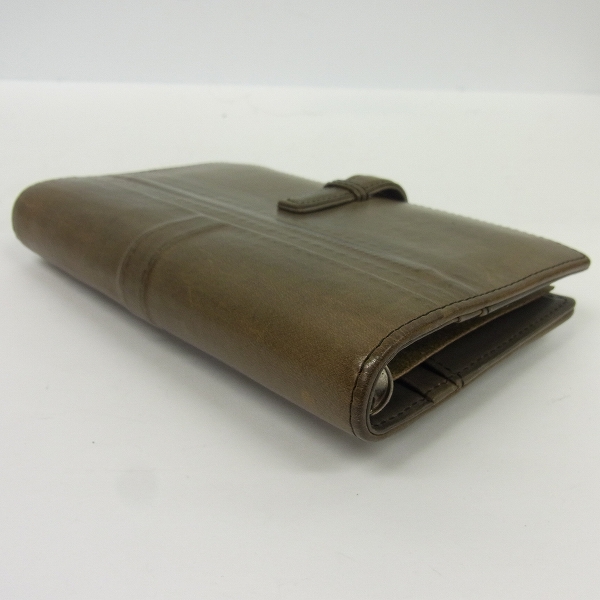 実際に弊社で買取させて頂いたMIHARAYASUHIRO/ミハラヤスヒロ あぶり出し加工 レザー手帳カバーの画像 3枚目