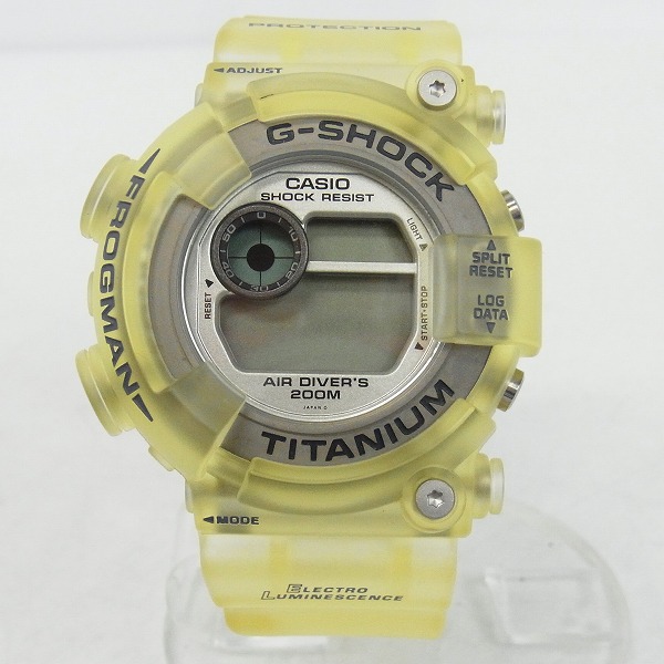 実際に弊社で買取させて頂いたG-SHOCK/Gショック FROGMAN/フロッグマン 透けチタン スクリューバック/MR-G/DW-8200WC-7AT【動作未確認】 の画像 1枚目