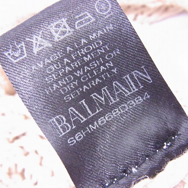 実際に弊社で買取させて頂いたBALMAIN/バルマン ニット セーター S6HM668D384/XS の画像 6枚目