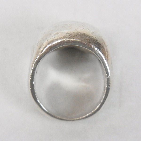 実際に弊社で買取させて頂いたCRAZY PIG/クレイジーピッグ ラージエビルスカルリング 20.5-21号の画像 4枚目