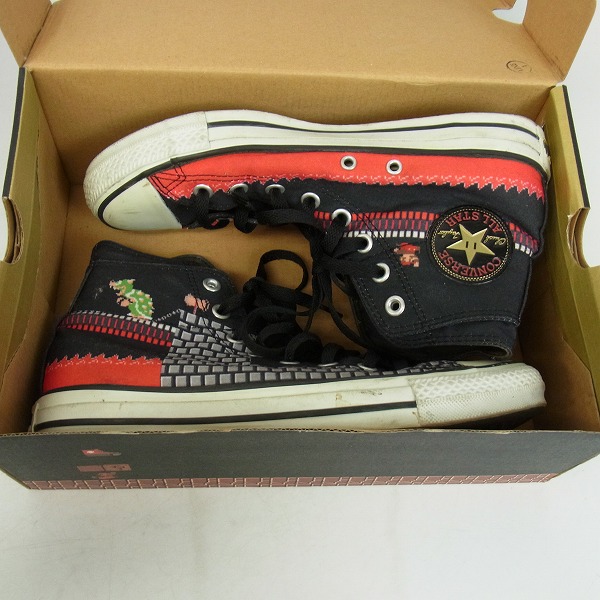 実際に弊社で買取させて頂いたCONVERSE/コンバース ALL STAR/オールスター SUPER MARIO/スーパーマリオ ハイカット スニーカー 1C361/26の画像 8枚目