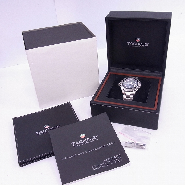 実際に弊社で買取させて頂いたTAG HEUER/タグホイヤー マウイ島限定700本 アクアレーサー ブラックシェル WAF2012.BA0818の画像 7枚目