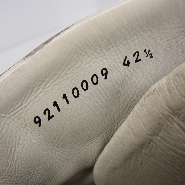 実際に弊社で買取させて頂いたHIROMU TAKAHARA/ヒロムタカハラ レオパード ハラコ装飾 レザーシューズ 42.5の画像 5枚目