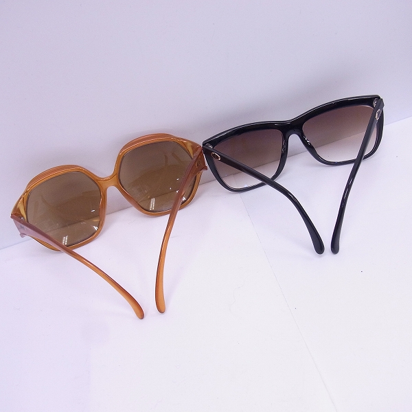 実際に弊社で買取させて頂いたChristian Dior/クリスチャンディオール ヴィンテージ サングラス 2点セットの画像 1枚目